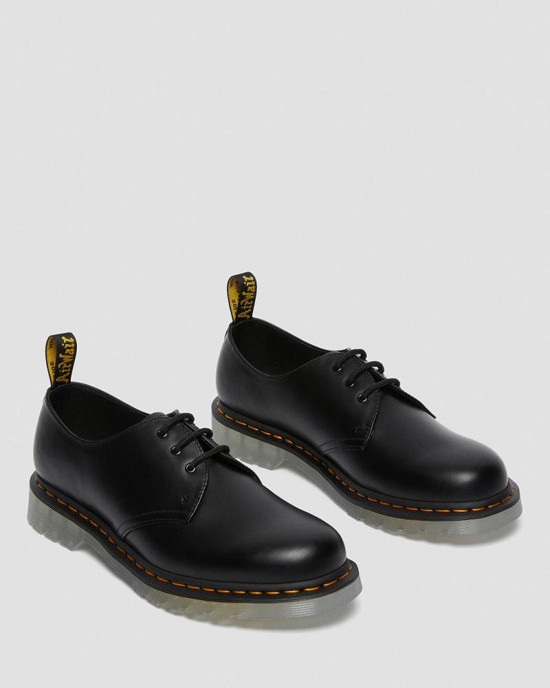 Dr Martens 1461 Iced Smooth Leren Oxford Schoenen Dames Zwart | NL 442DFM